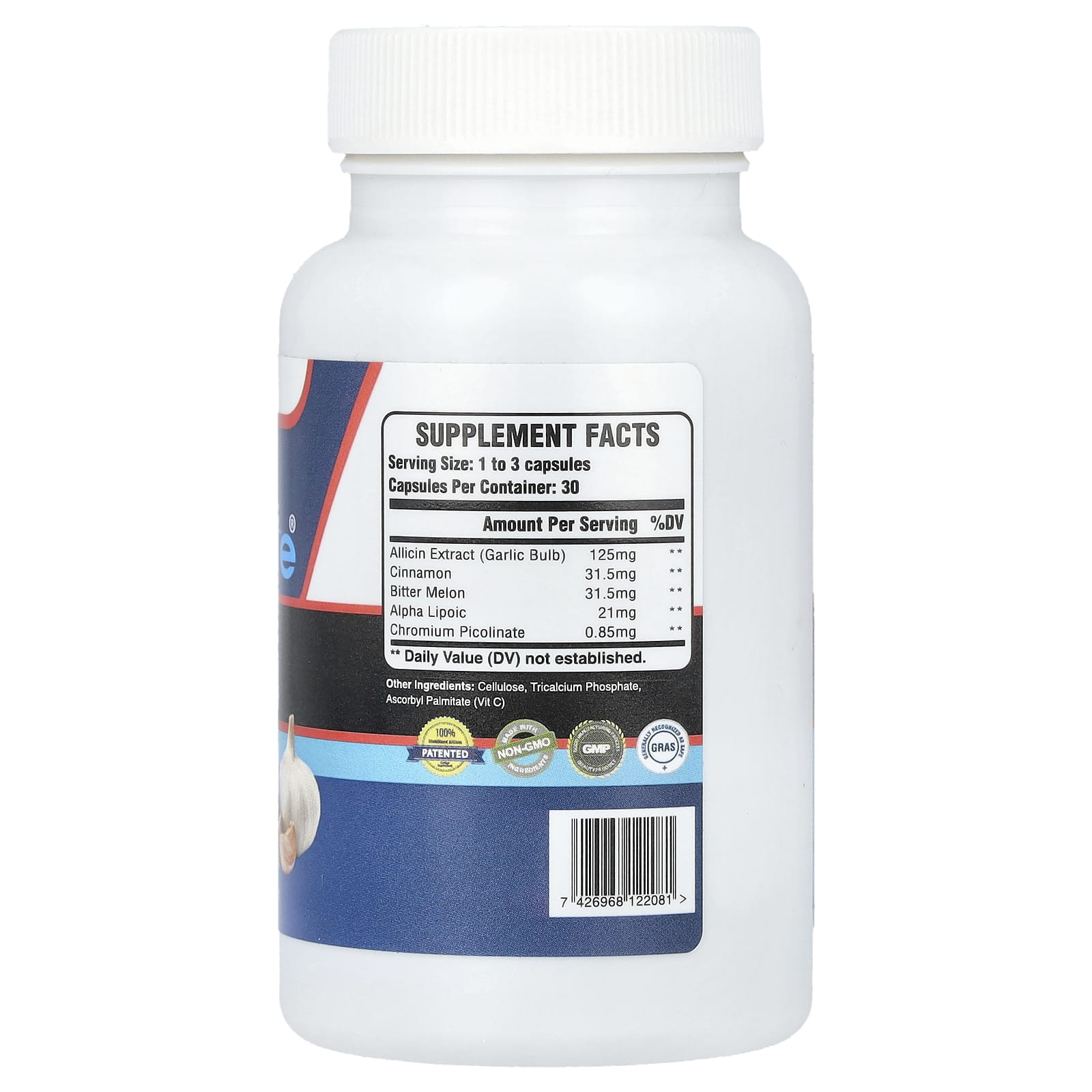 Allimax, VolDox, Diabalife®, Allicin, 30 Vegetarian Capsules