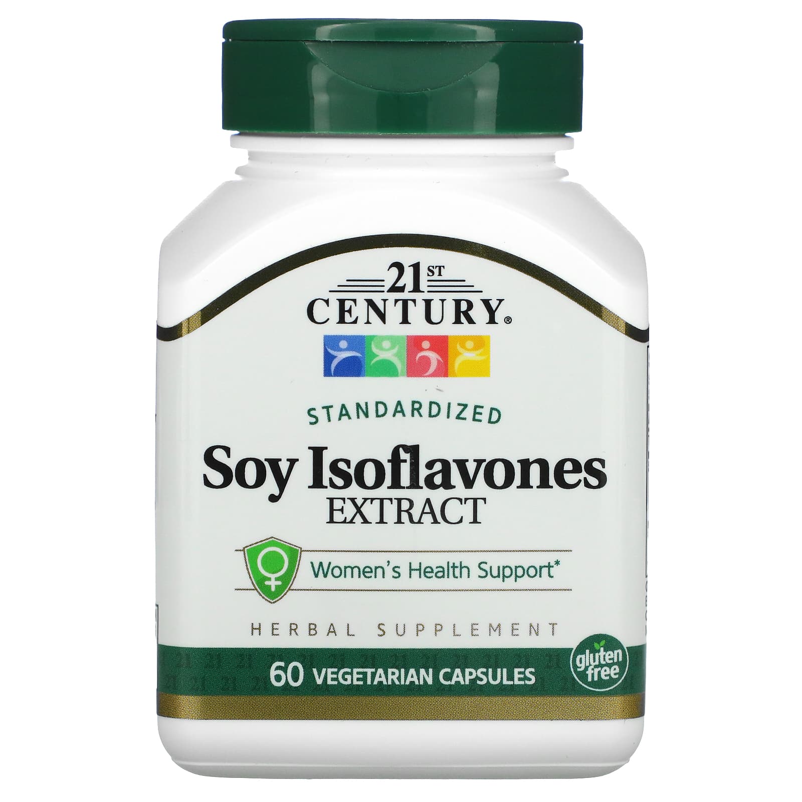 21st Century, Soy Isoflavones Extract, Standardized, 60 Vegetarian Capsules (50 mg per Capsules)