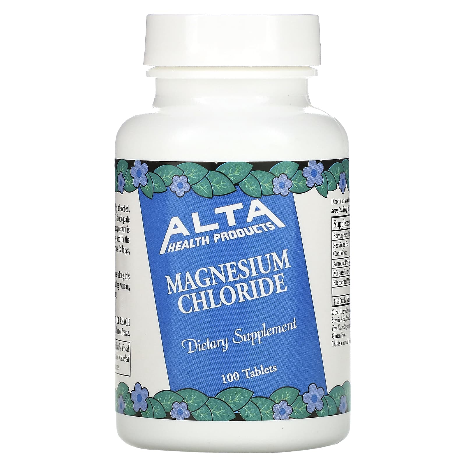Alta Health, Magnesium Chloride, 100 Tablets