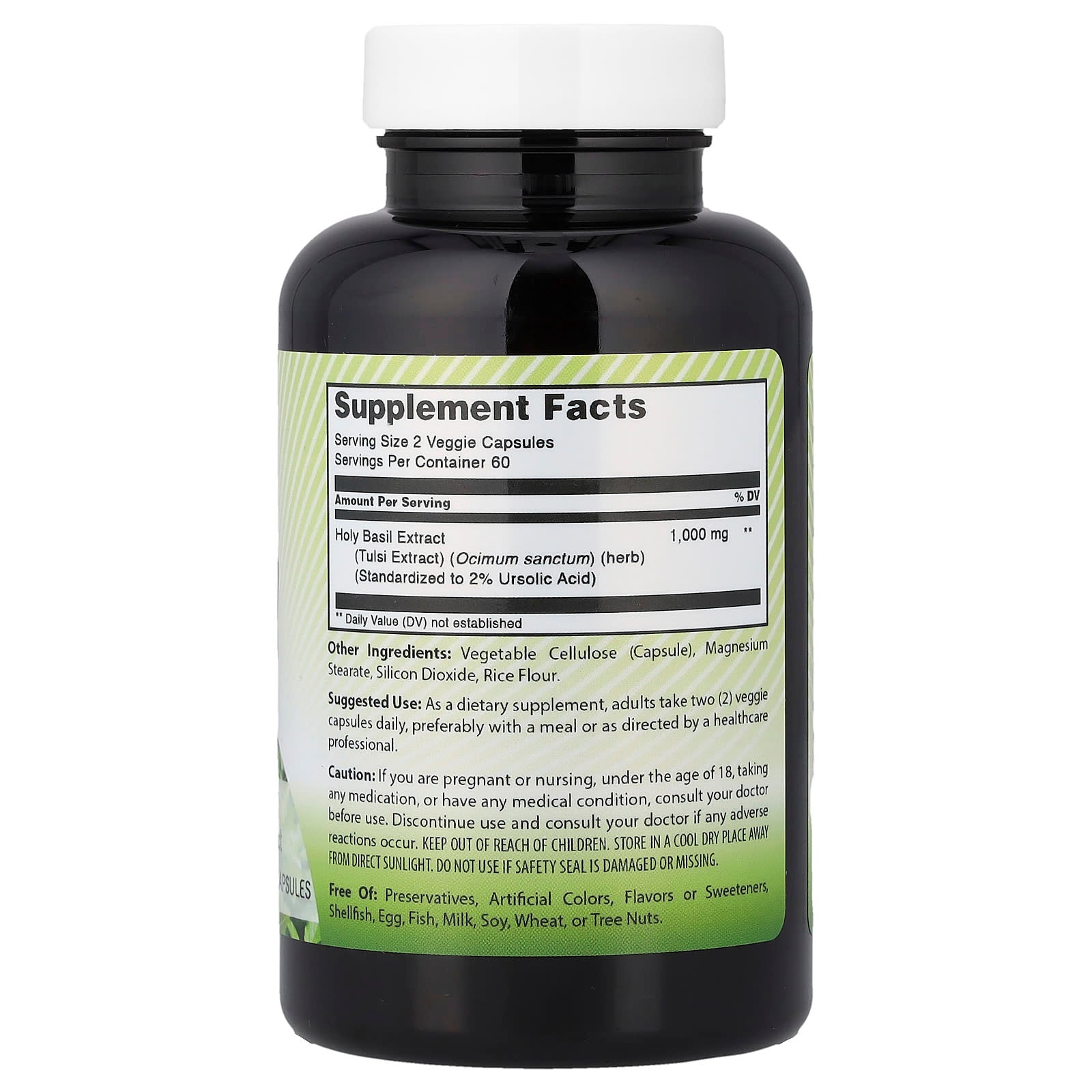 Amazing India, Holy Basil, 120 Veggie Capsules (500 mg per Capsule)