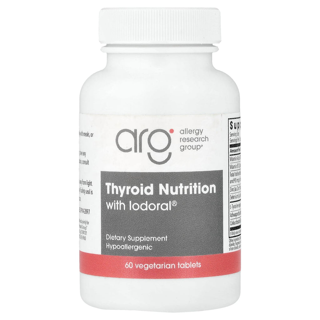 Allergy Research Group, Thyroid Nutrition with Iodoral®, 60 Vegetarian Tablets