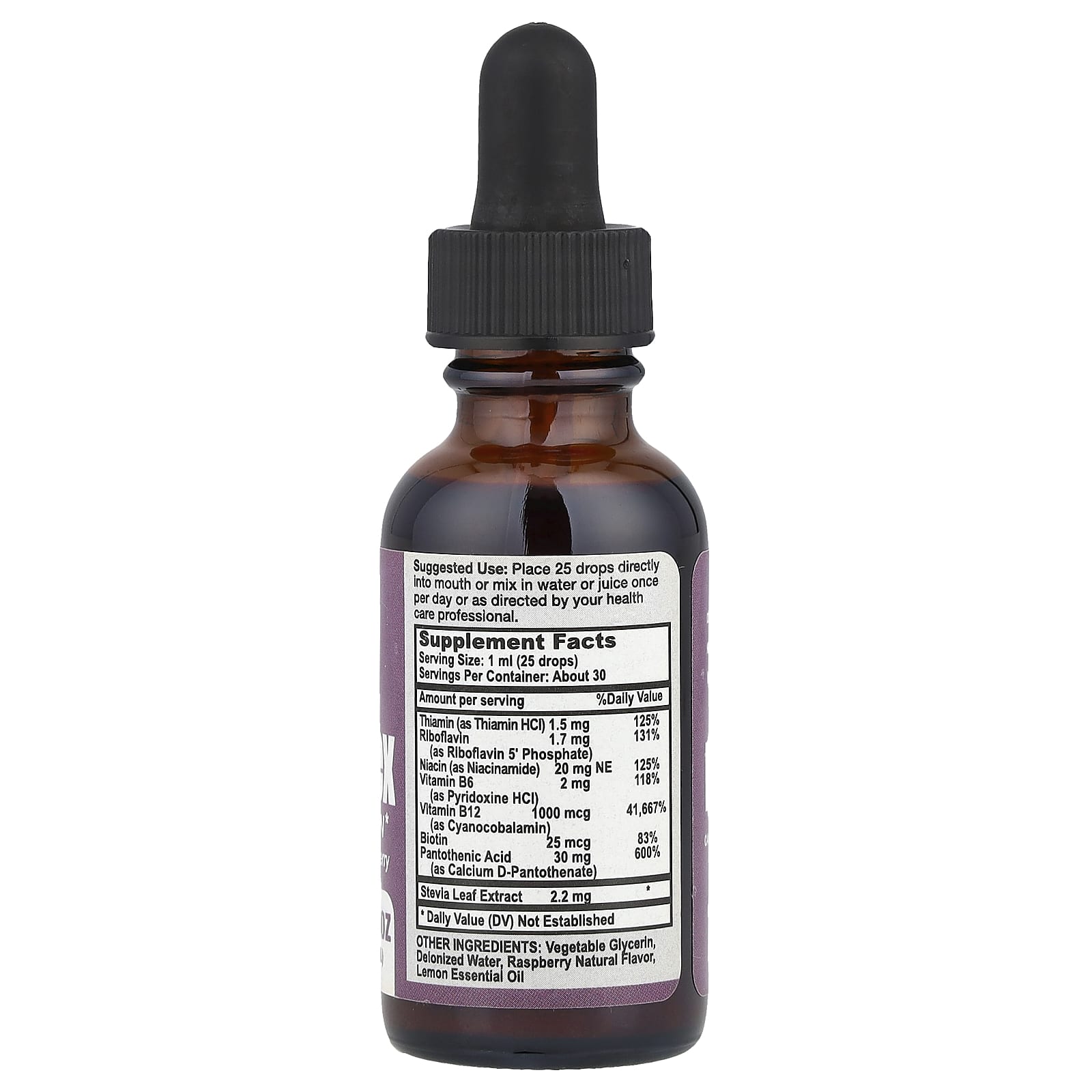 California Natural, B-Complex, Raspberry, 1 oz (30 ml)