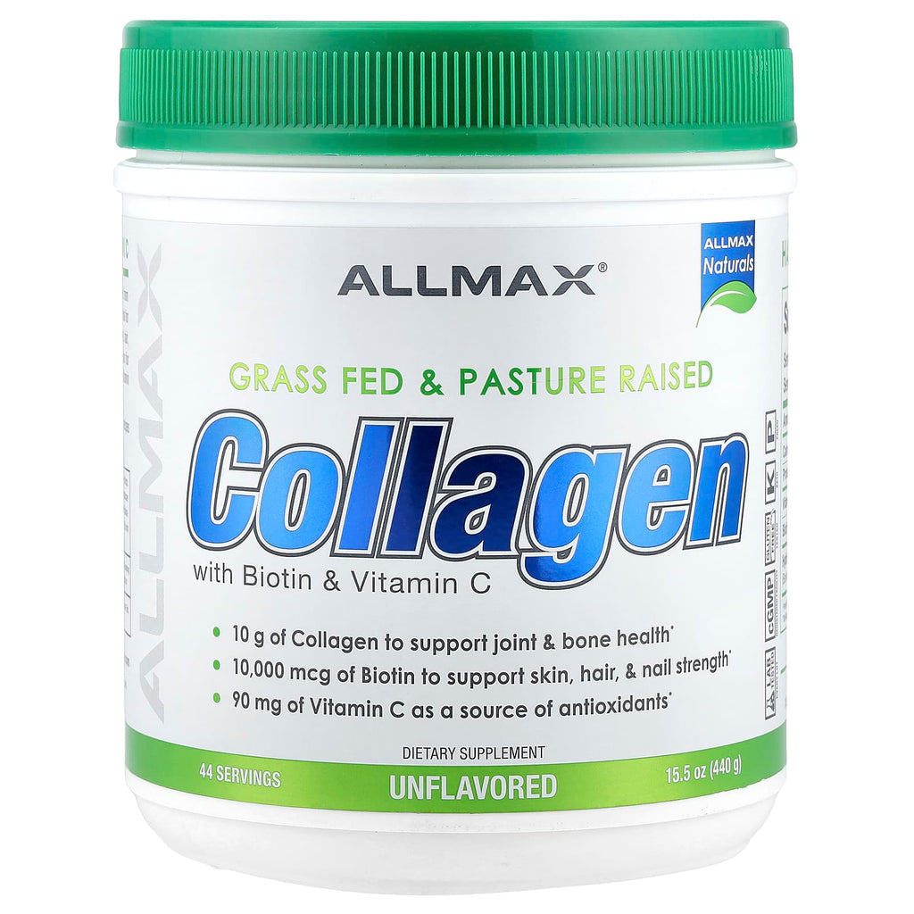 ALLMAX, Collagen with Biotin & Vitamin C, Unflavored, 15.5 oz (440 g)