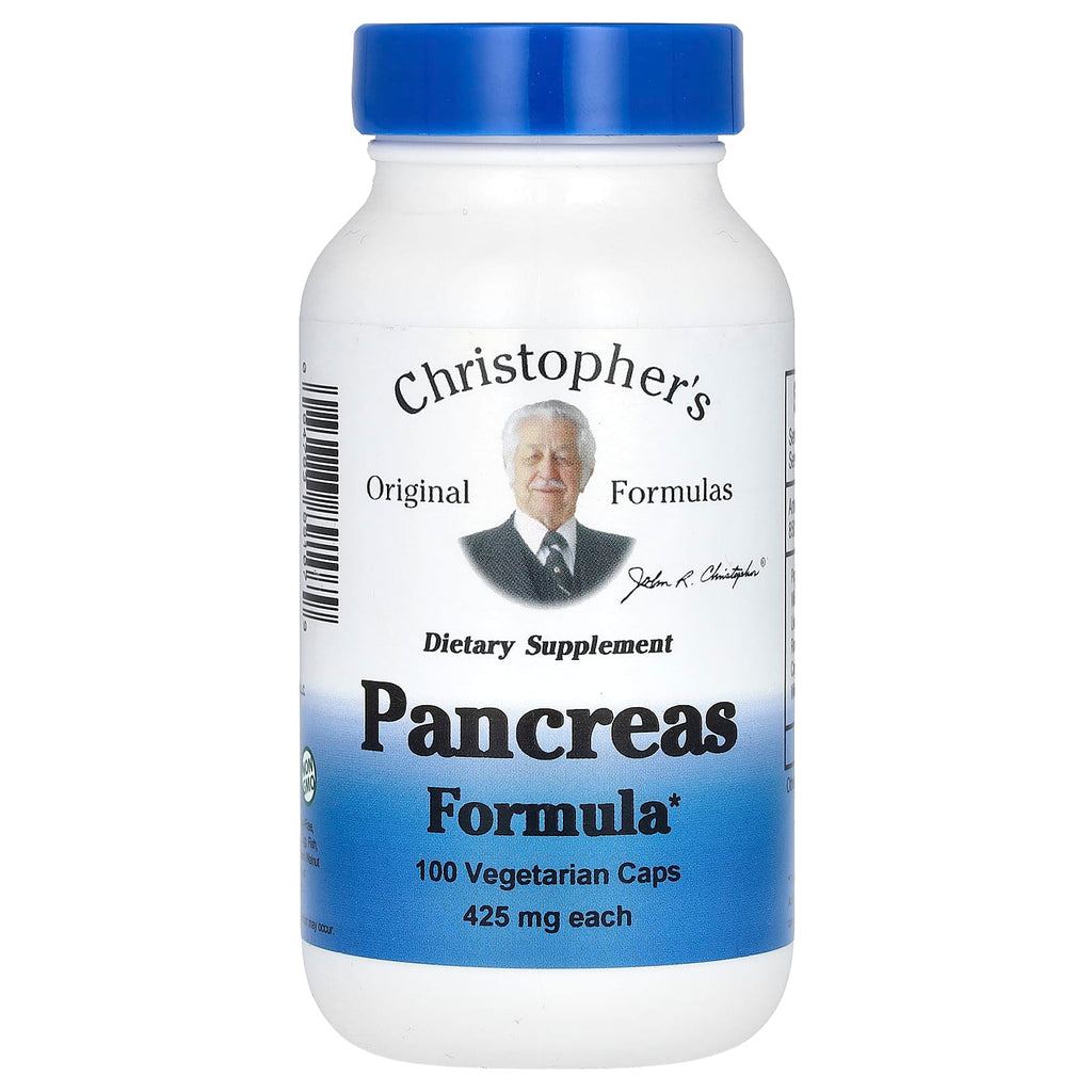 Christopher's Original Formulas, Pancreas Formula, 100 Vegetarian Caps