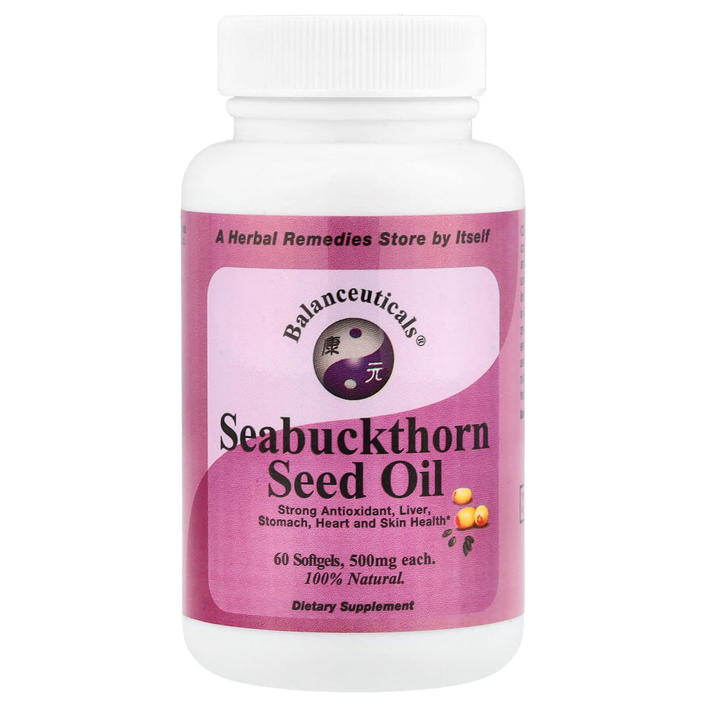 Balanceuticals, Seabuckthorn Seed Oil, 60 Softgels