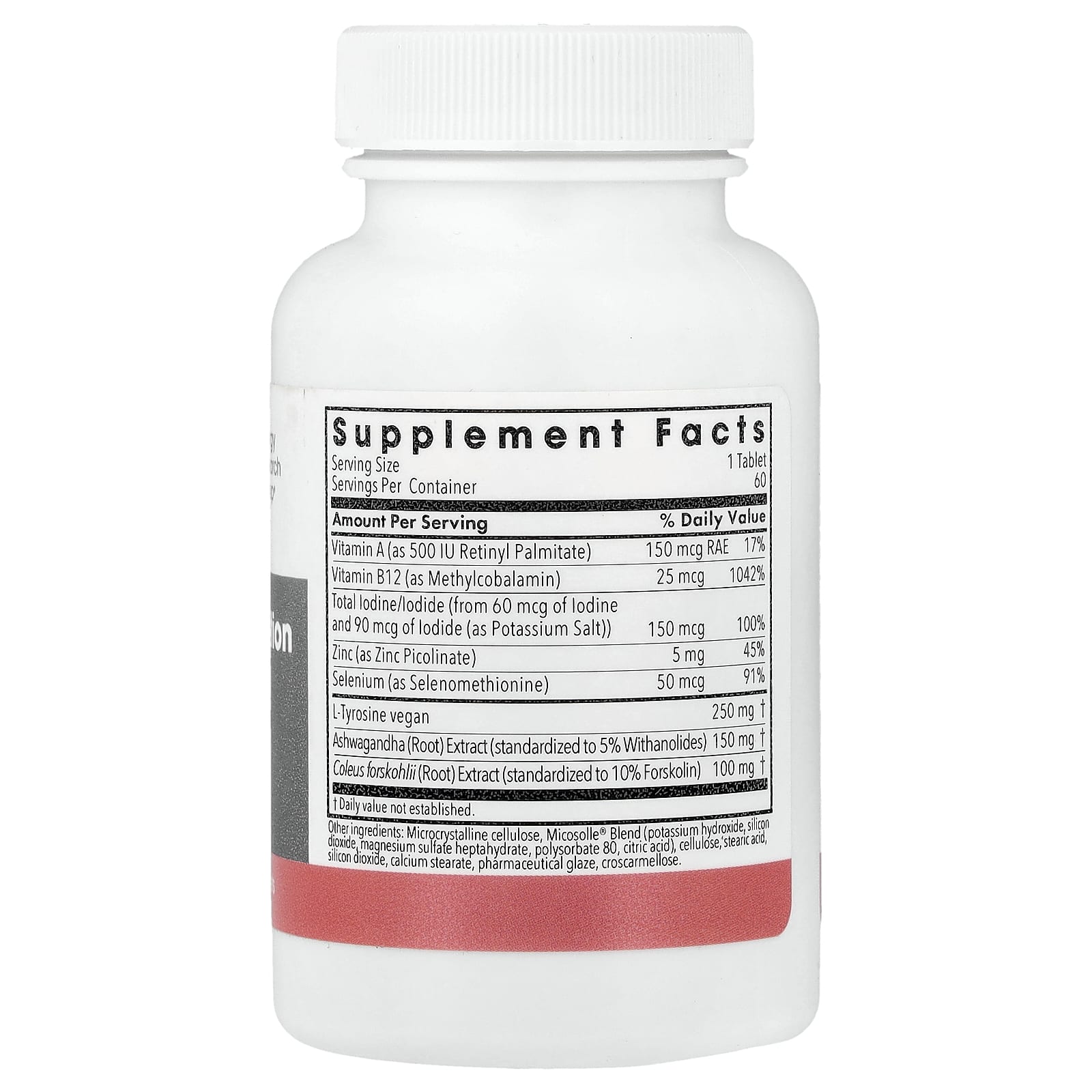 Allergy Research Group, Thyroid Nutrition with Iodoral®, 60 Vegetarian Tablets