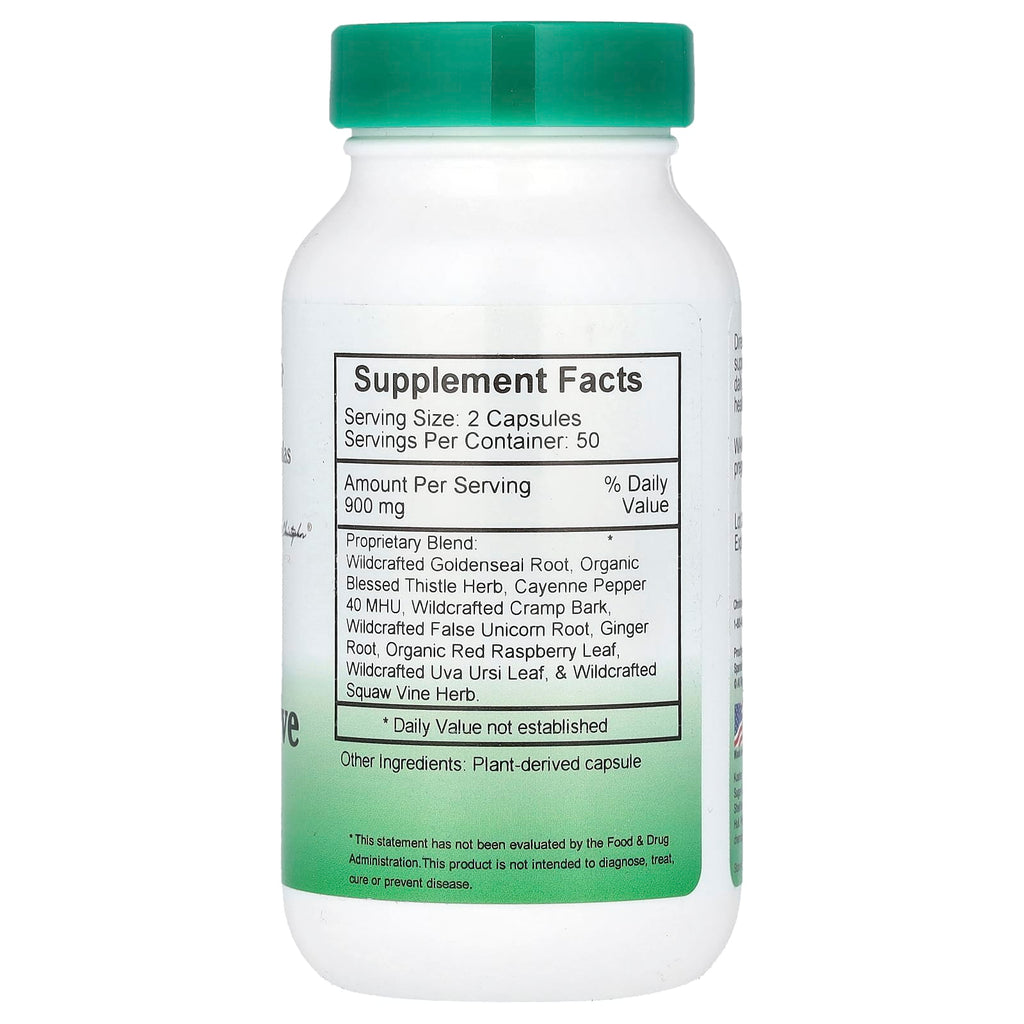 Christopher's Original Formulas, Female Reproductive Formula, 100 Vegetarian Caps