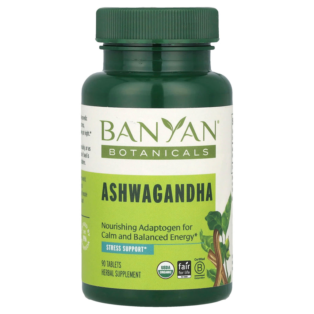 Banyan Botanicals, Ashwagandha, 90 Tablets (500 mg per Tablet)