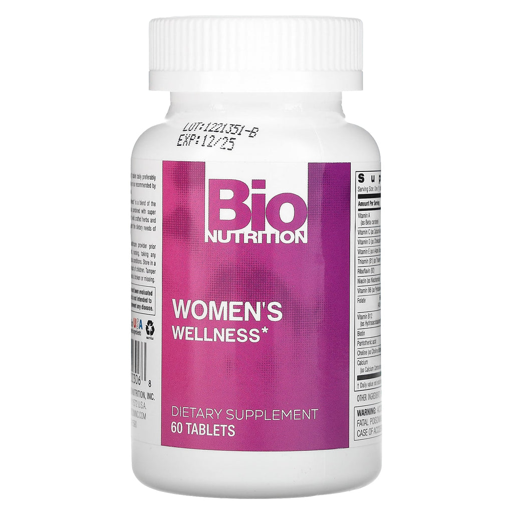 Bio Nutrition, Women's Wellness, 60 Tablets