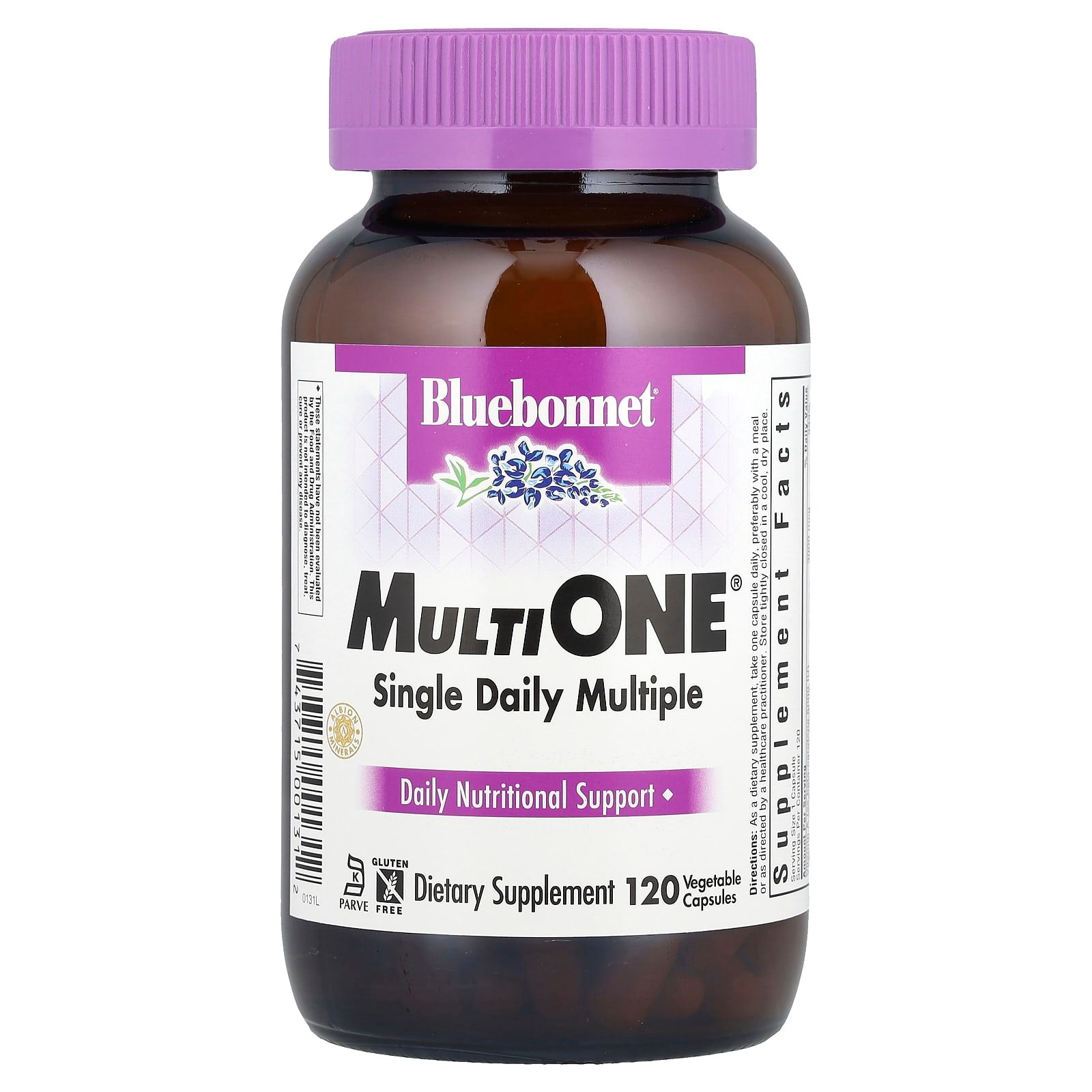 Bluebonnet Nutrition, MultiONE®, Single Daily Multiple, 120 Vegetable Capsules