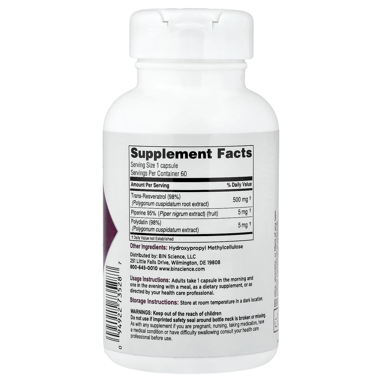 Biotivia, Transmax, 60 Capsules