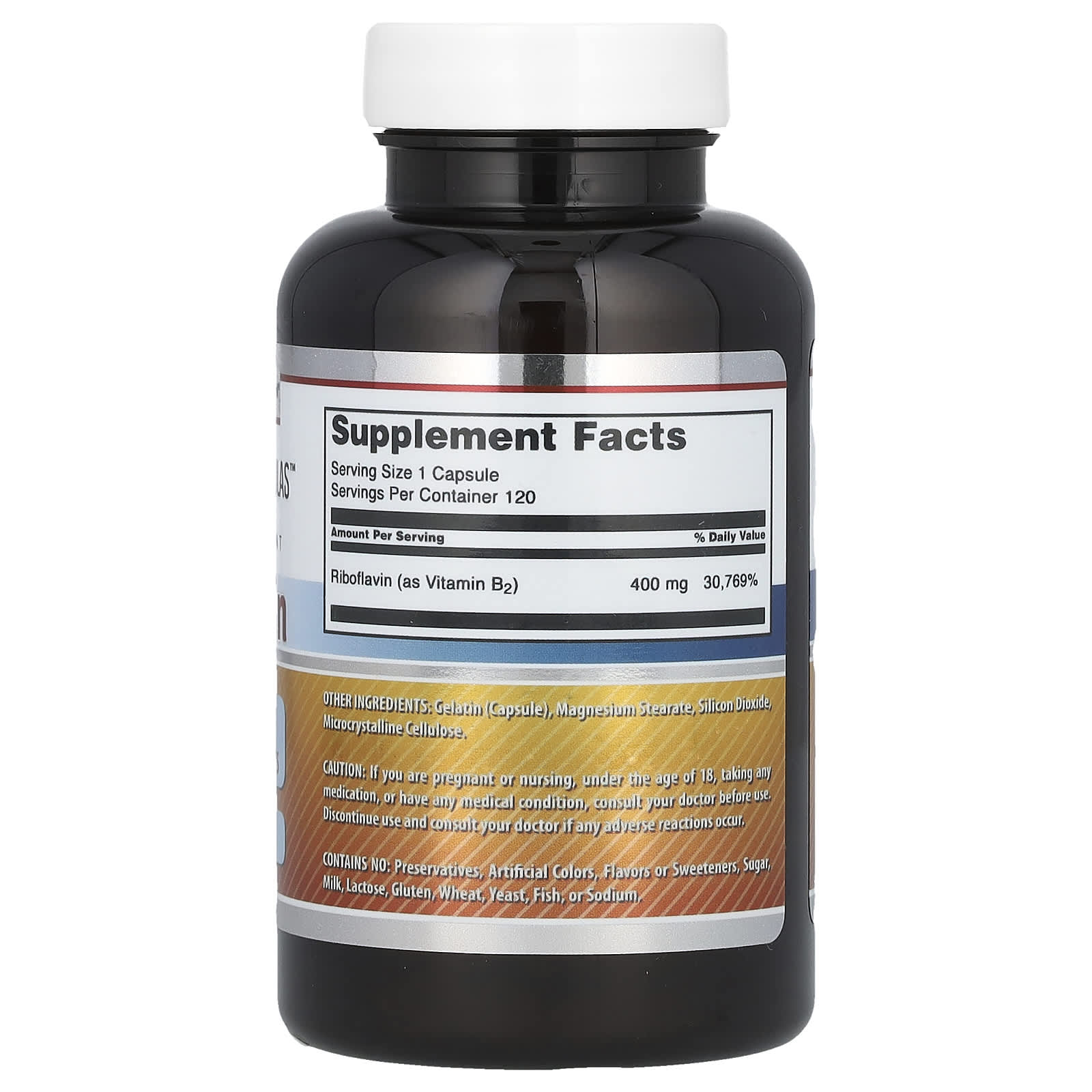 Amazing Nutrition, Riboflavin, 400 mg, 120 Capsules