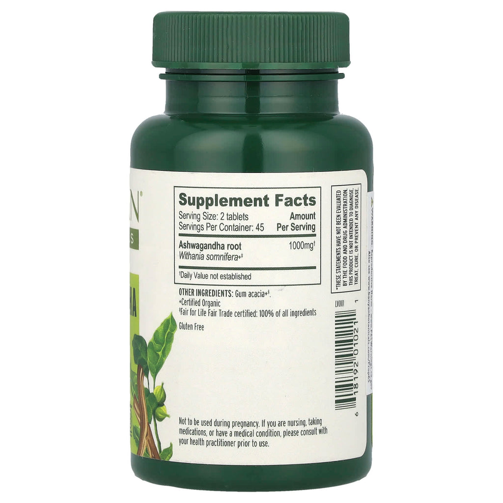 Banyan Botanicals, Ashwagandha, 90 Tablets (500 mg per Tablet)