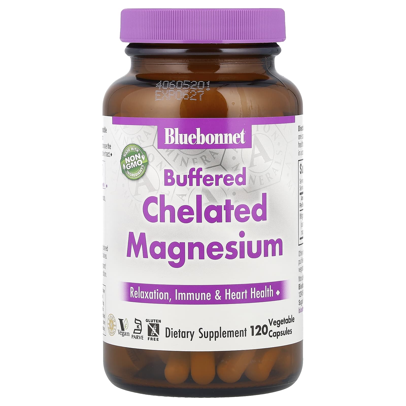 Bluebonnet Nutrition, Buffered Chelated Magnesium, 200 mg , 120 Vegetable Capsules
