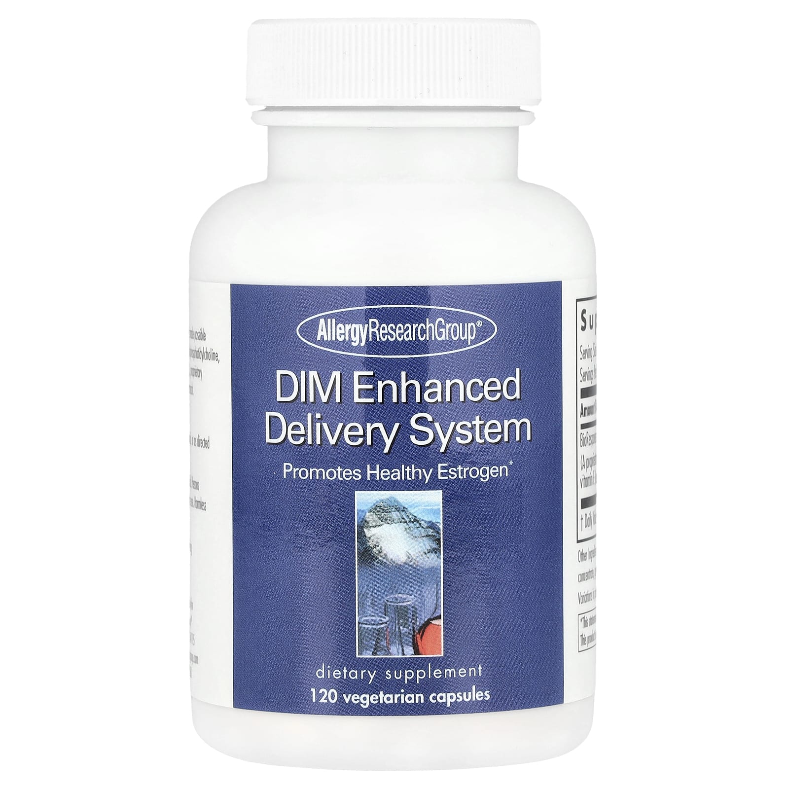 Allergy Research Group, DIM Enhanced Delivery System, 120 Vegetarian Capsules