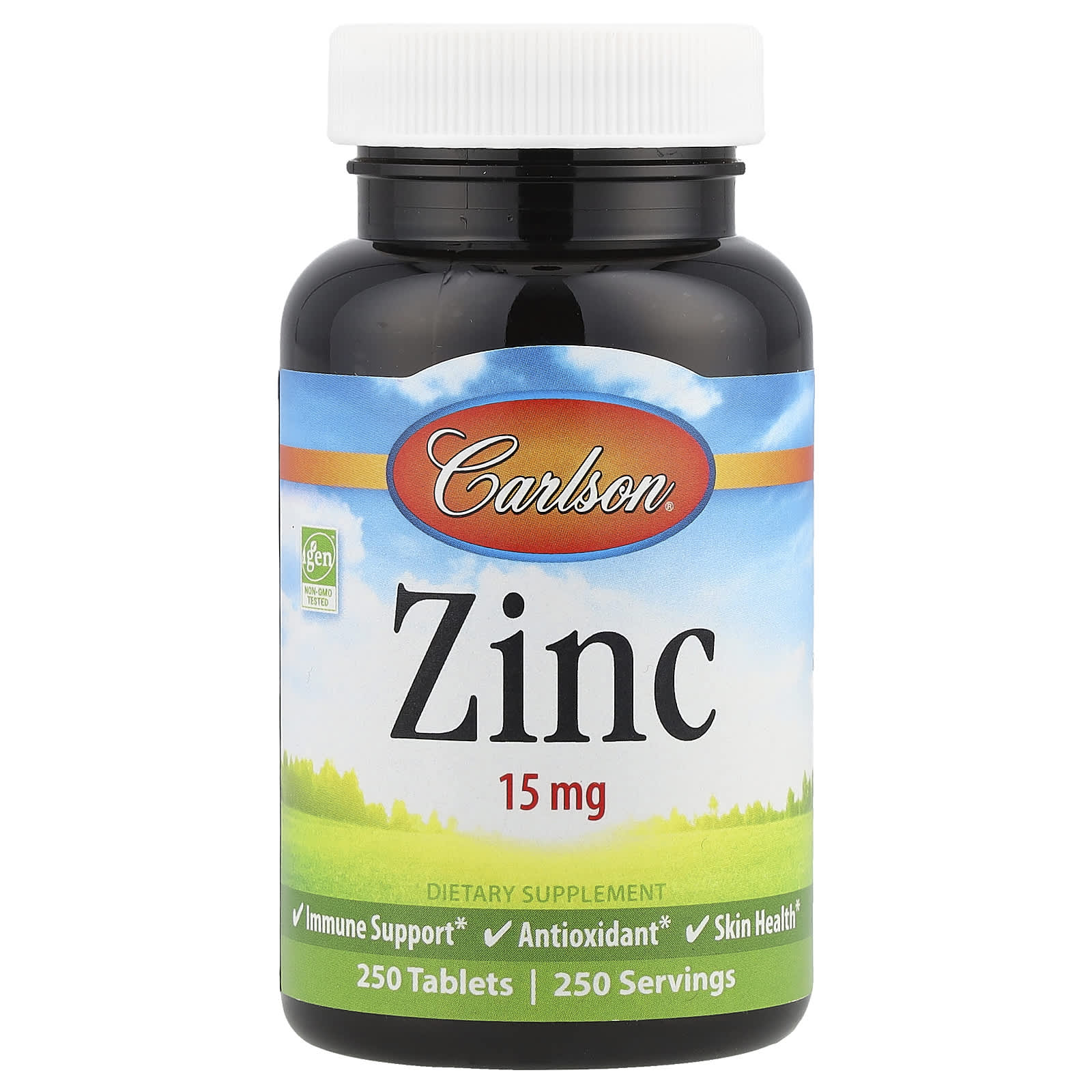 Carlson, Zinc, 250 Tablets