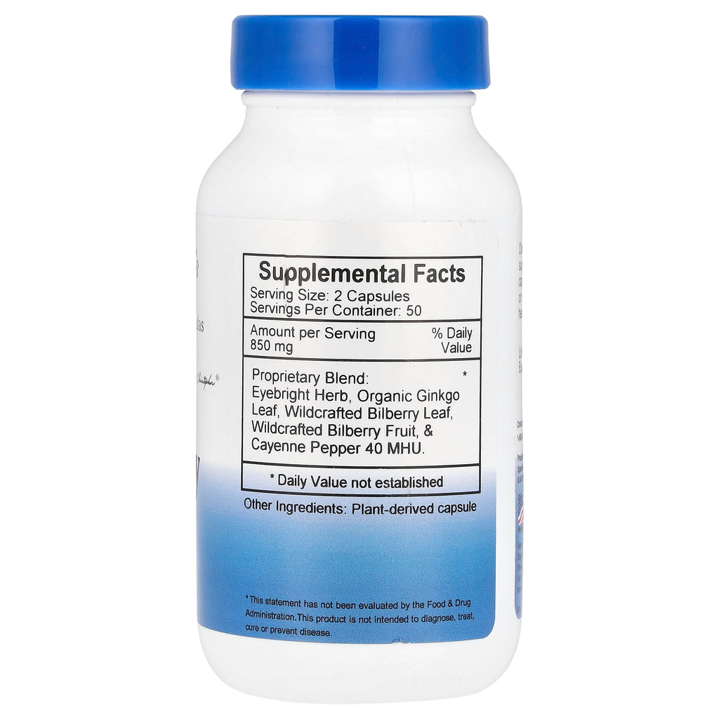 Christopher's Original Formulas, Bilberry Eye, 100 Vegetarian Caps