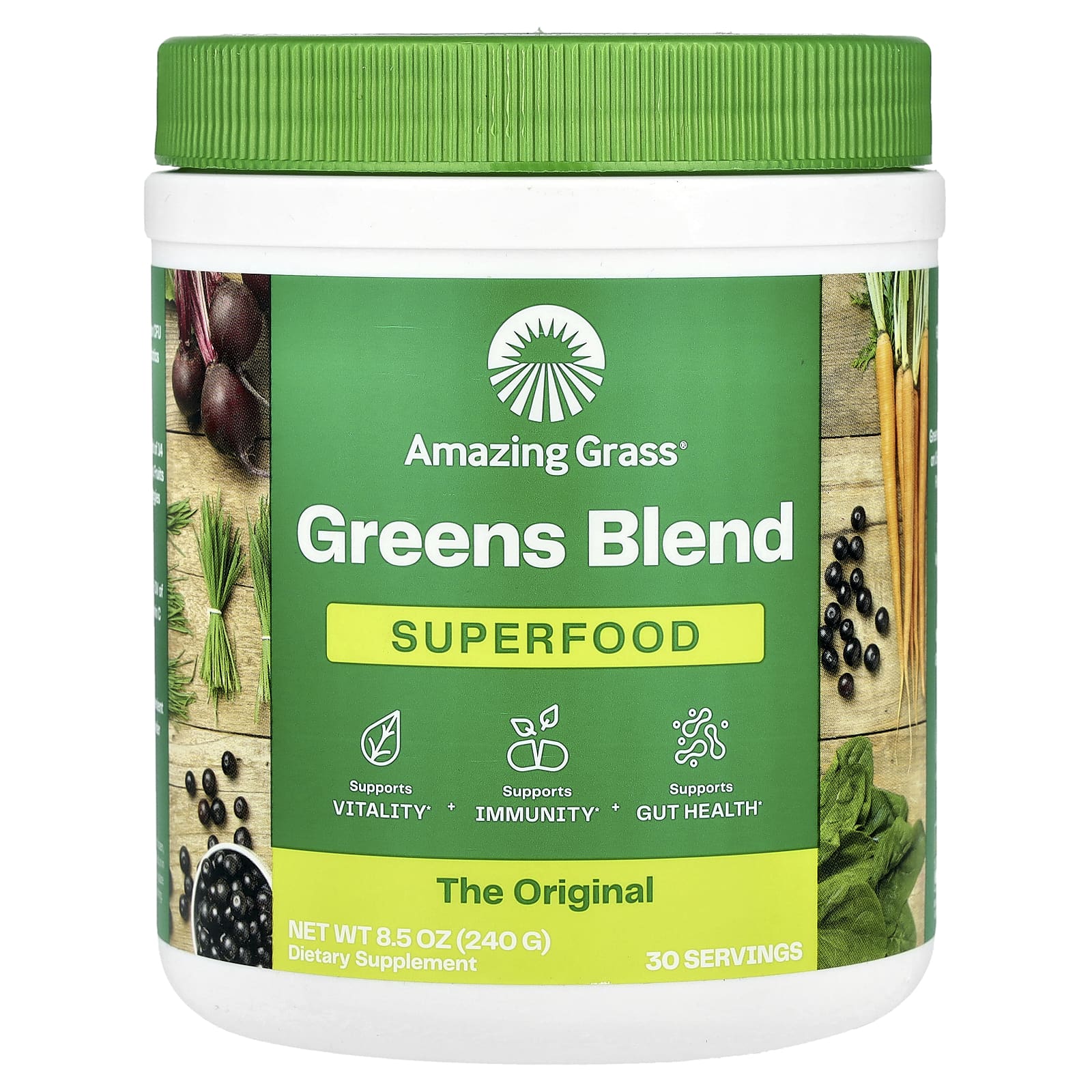 Amazing Grass, Greens Blend Superfood, 8.5 oz (240 g)