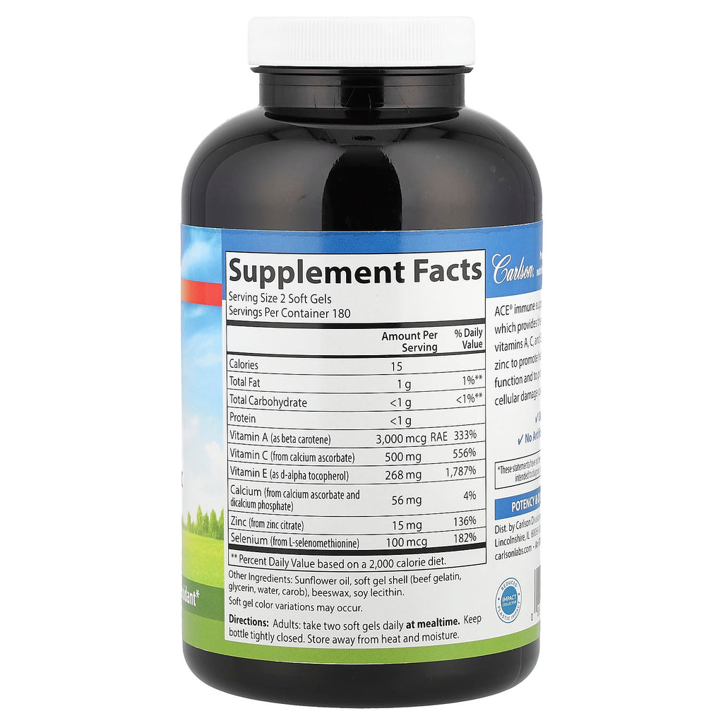 Carlson, Aces + Zn®, 360 Soft Gels