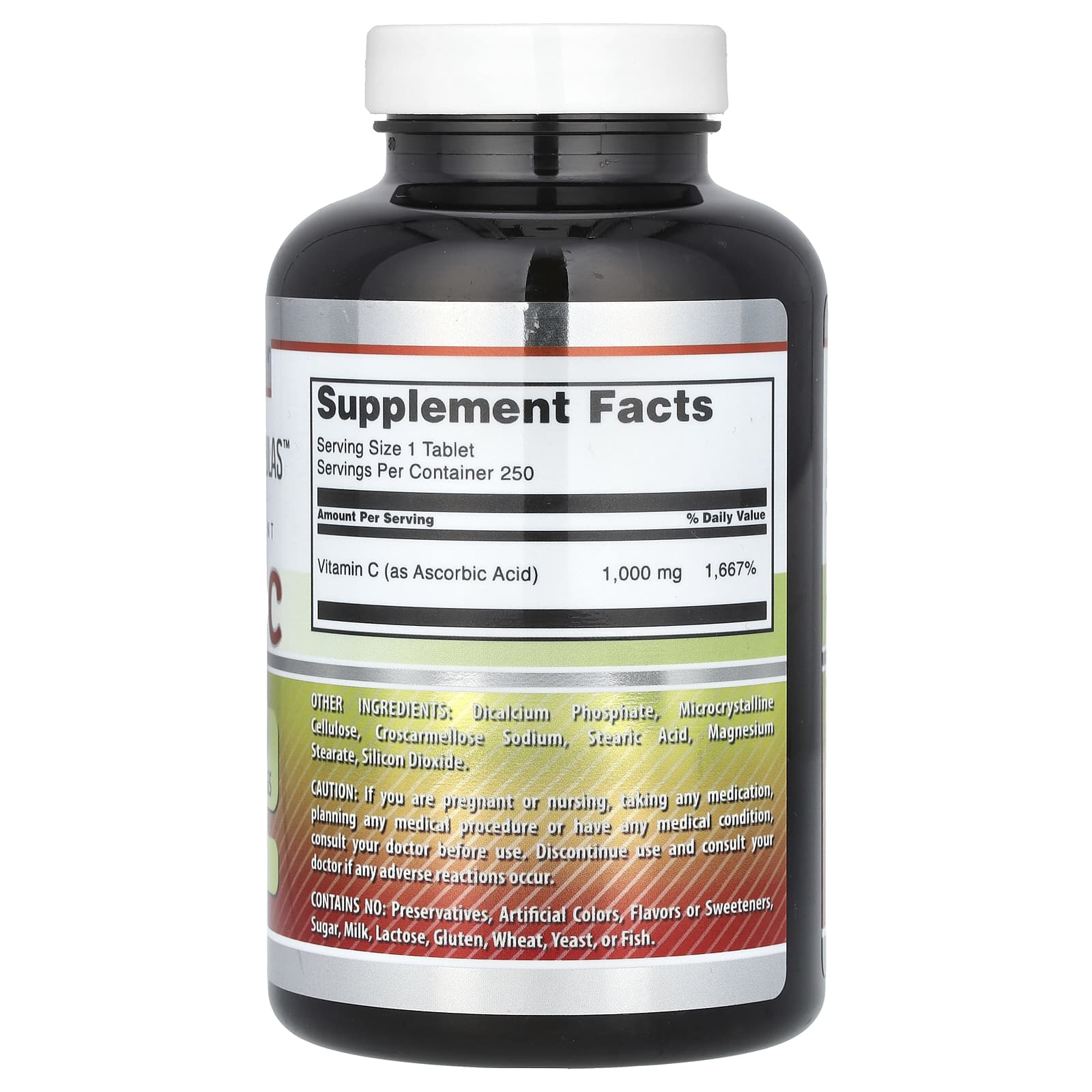 Amazing Nutrition, Vitamin C, 1,000 mg, 250 Tablets