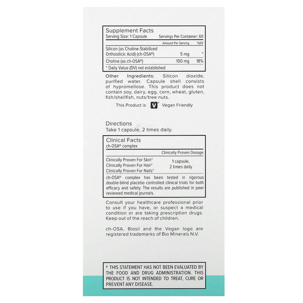 Biosil, Collagen Generator, 60 Liquid Capsules