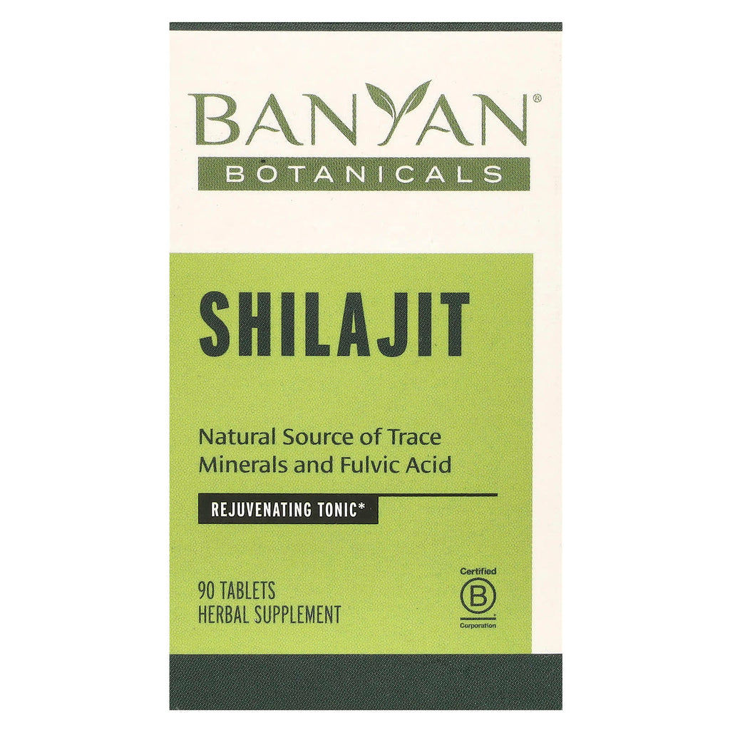 Banyan Botanicals, Shilajit, 90 Tablets (300 mg per Tablet)