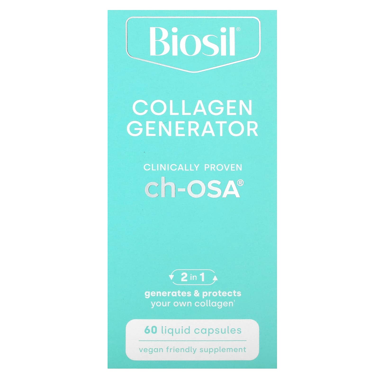 Biosil, Collagen Generator, 60 Liquid Capsules