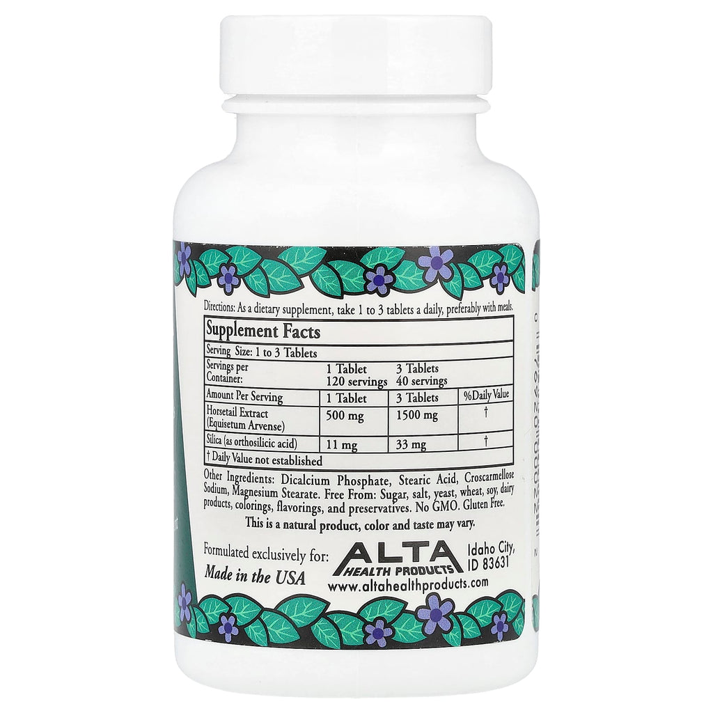 Alta Health, Herbal Silica with Bioflavonoids, 120 Tablets