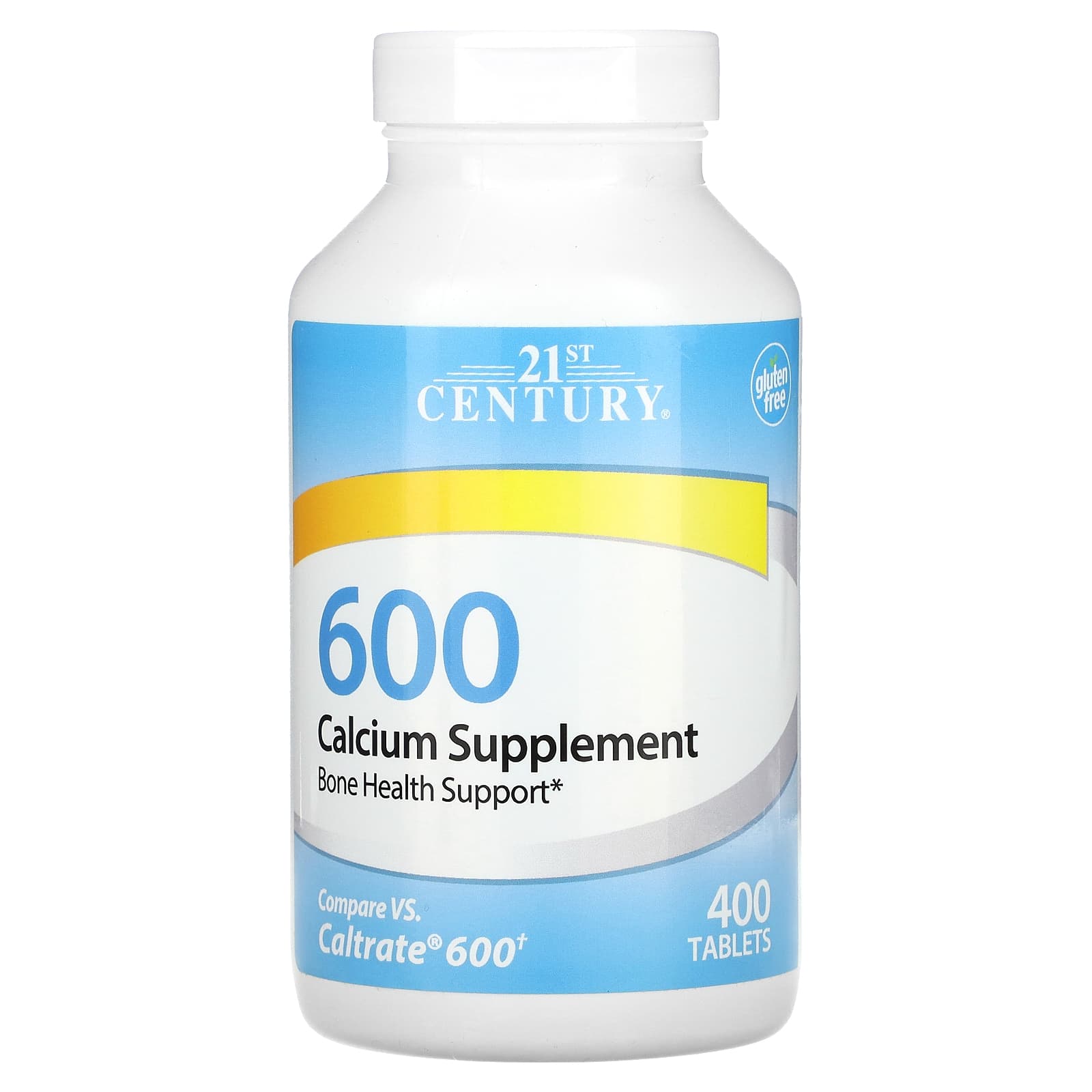 21st Century, Calcium Supplement 600, 400 Tablets (600 mg per Tablet)