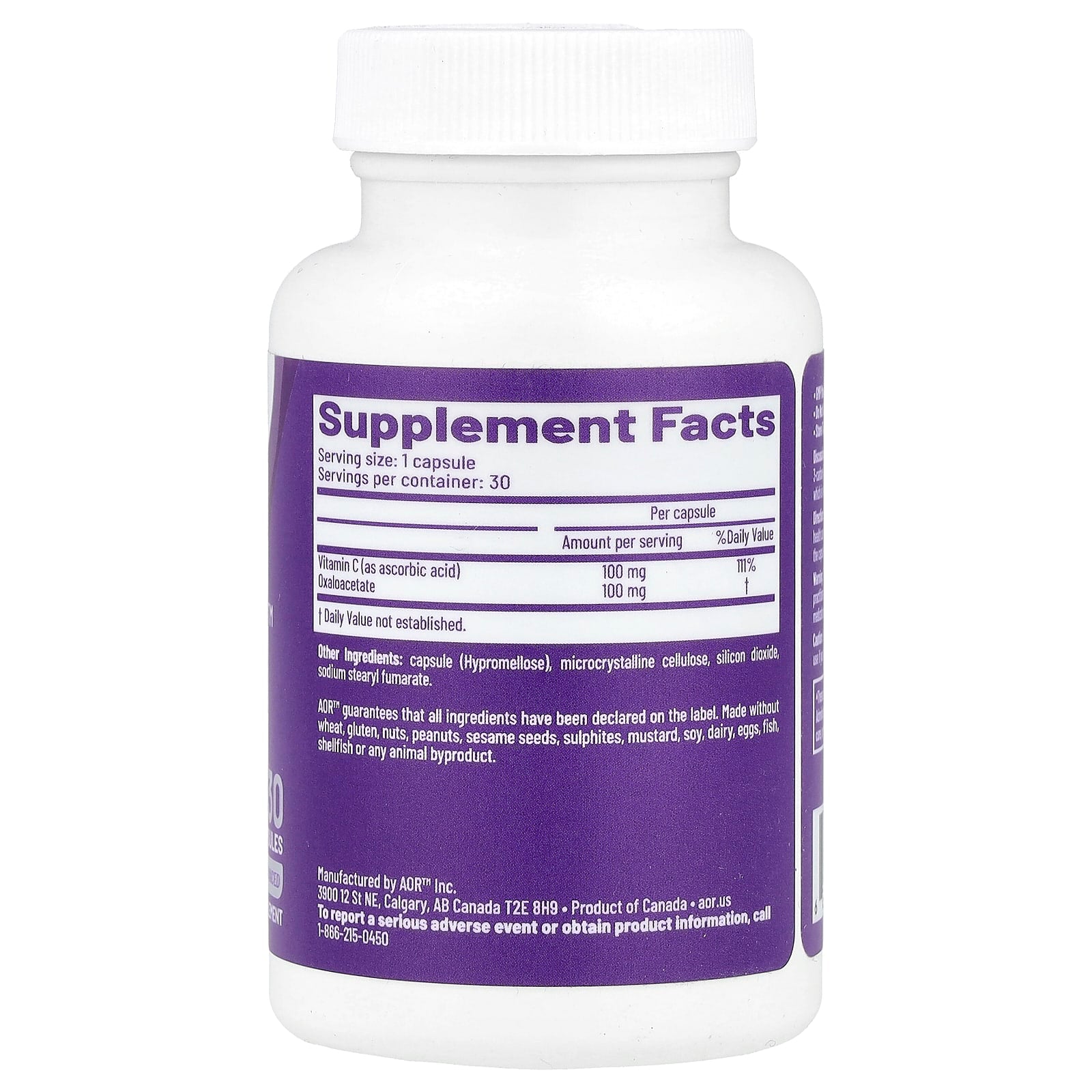 Advanced Orthomolecular Research AOR, BenaGene™, 30 Capsules