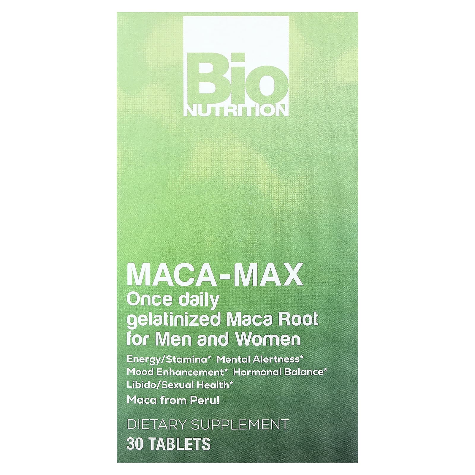 Bio Nutrition, Maca-Max, For Men and Women, 1,000 mg , 30 Tablets