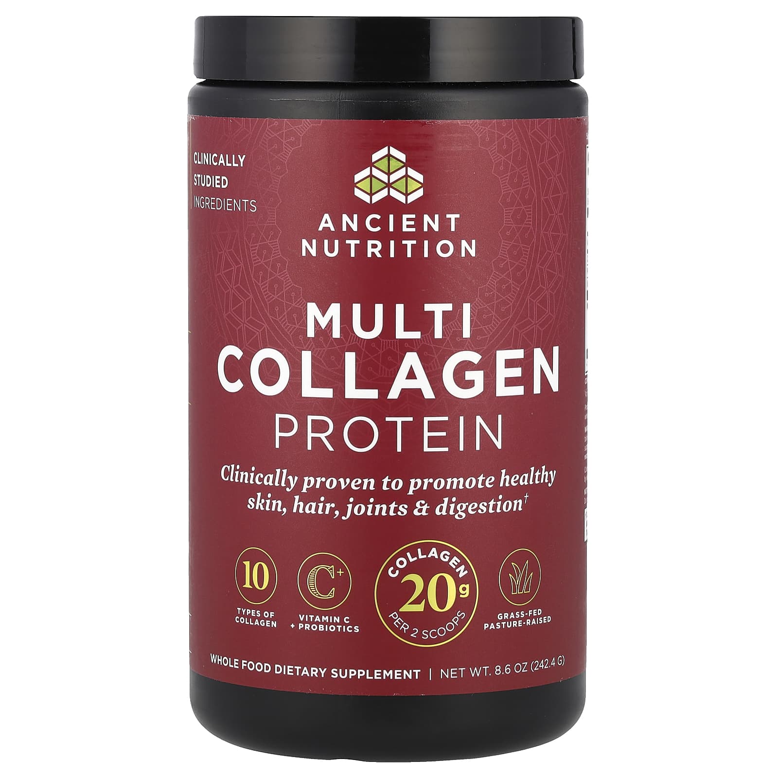 Ancient Nutrition, Multi Collagen Protein, 8.6 oz (242.4 g)