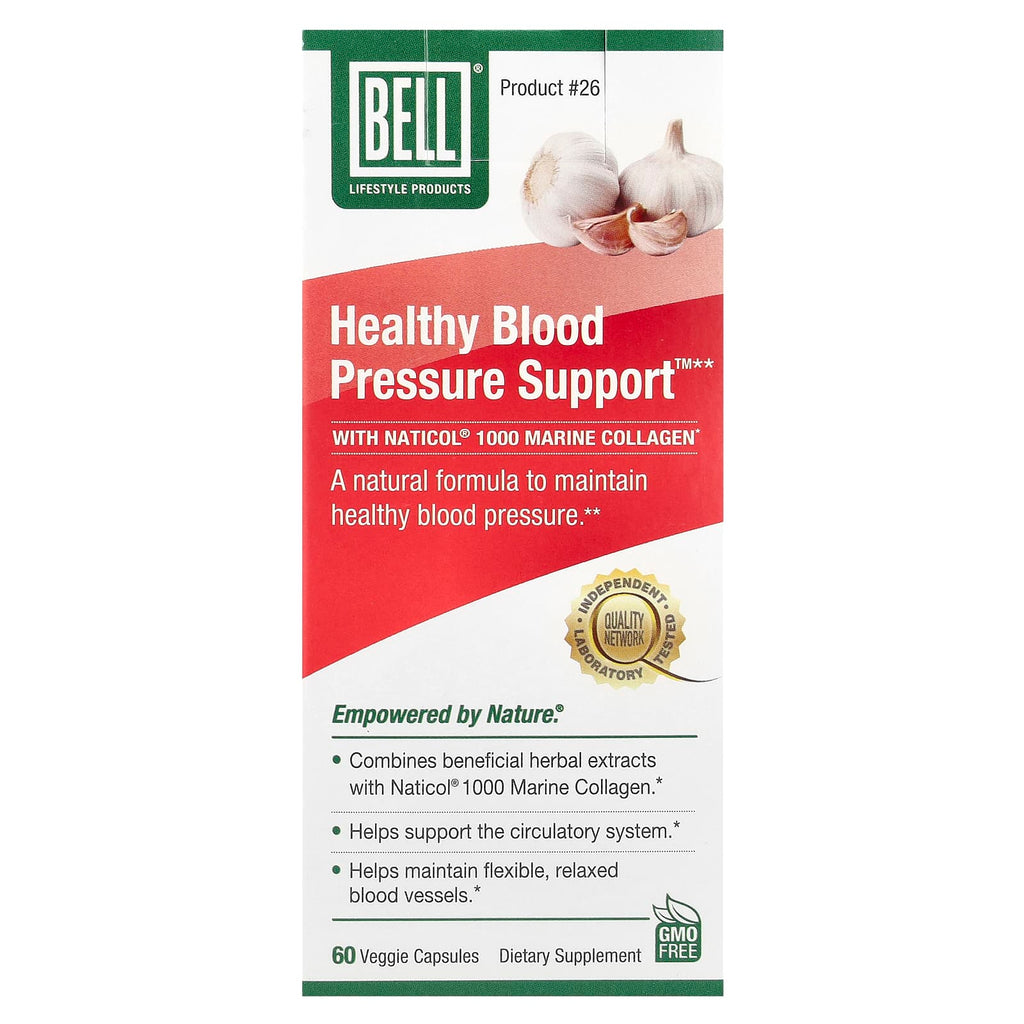 Bell Lifestyle, Healthy Blood Pressure Support™, 60 Veggie Capsules