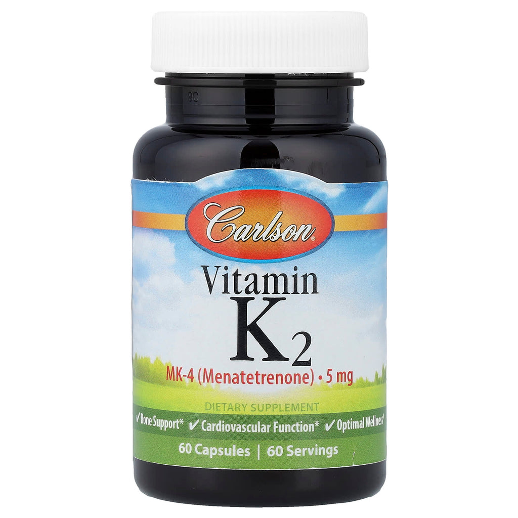 Carlson, Vitamin K2, MK-4, 5 mg, 60 Capsules