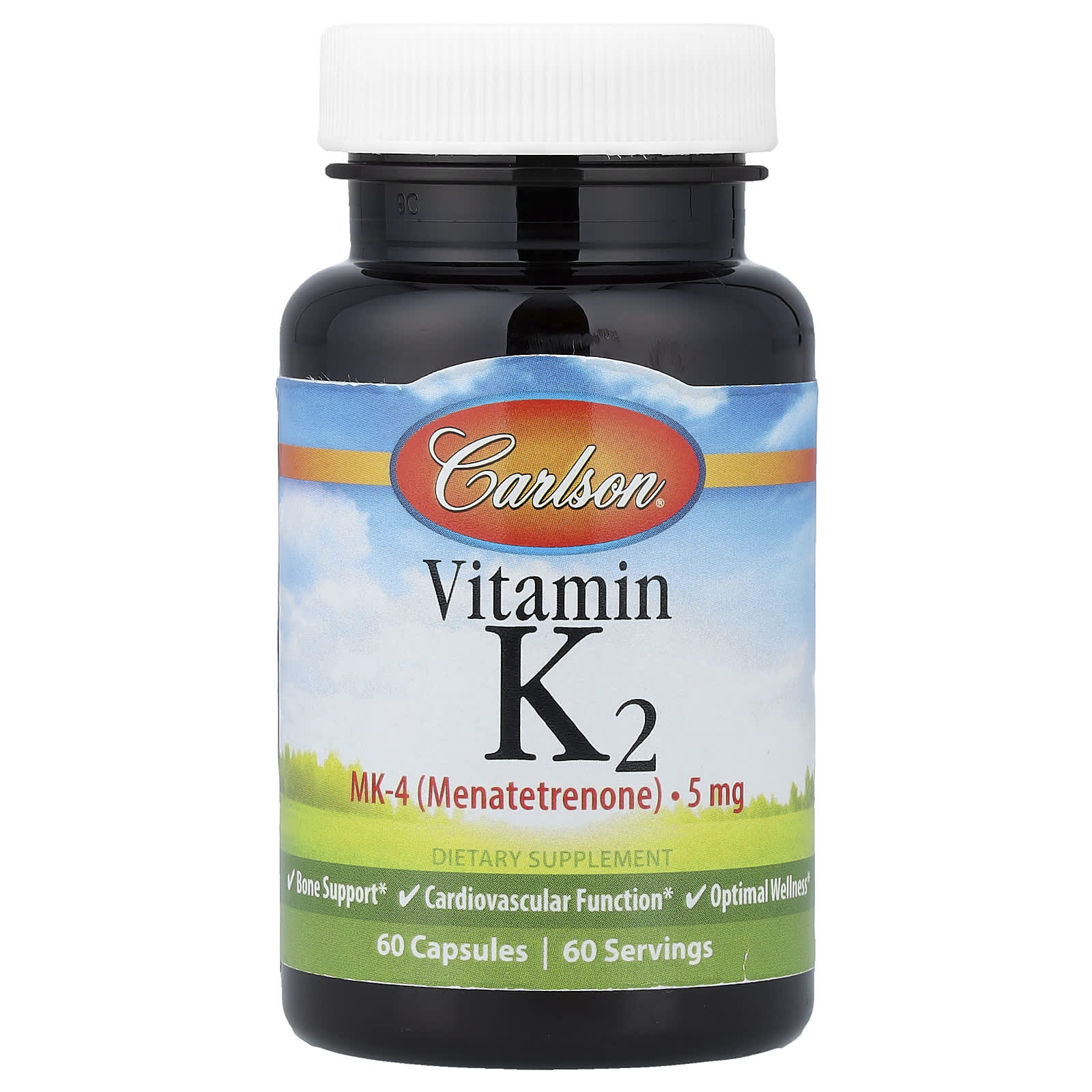 Carlson, Vitamin K2, MK-4, 5 mg, 60 Capsules