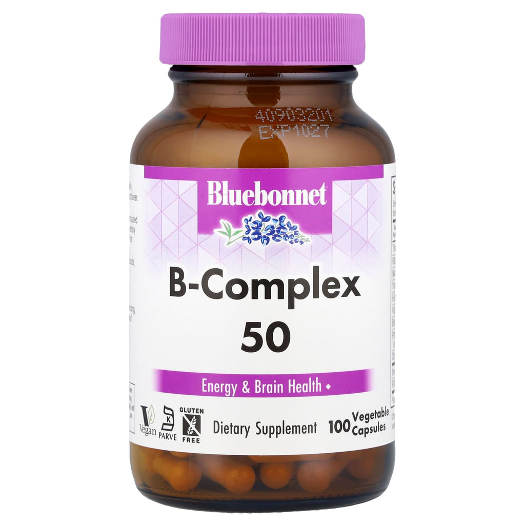 Bluebonnet Nutrition, B-Complex 50, 100 Vegetable Capsules