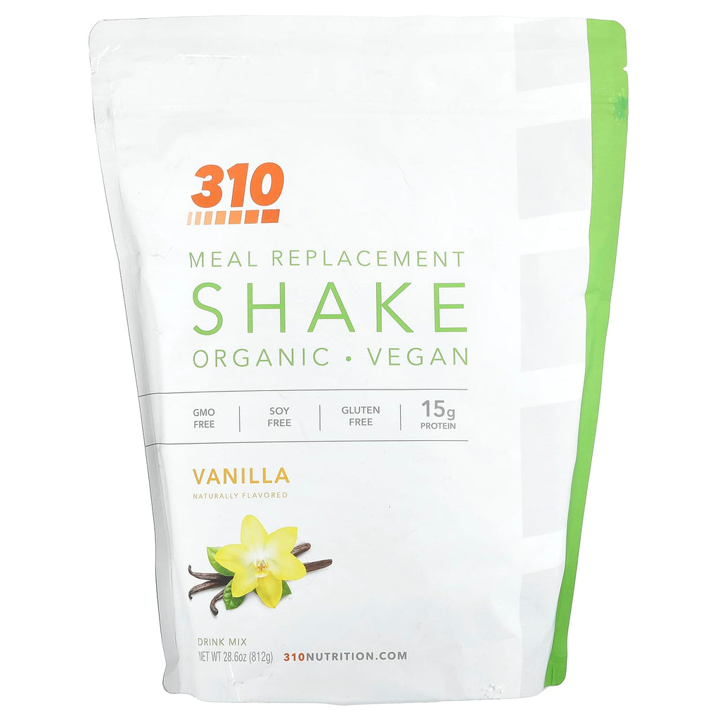 310 Nutrition, Meal Replacement Shake, Vanilla, 28.6 oz (812 g) 