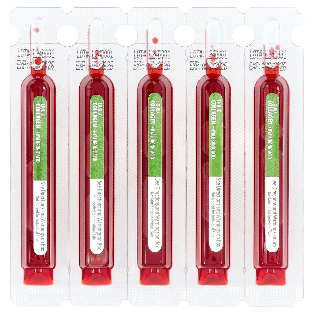 Applied Nutrition, Liquid Collagen + Hyaluronic Acid, 10 Liquid-Tubes, 3.35 fl oz (100 ml)