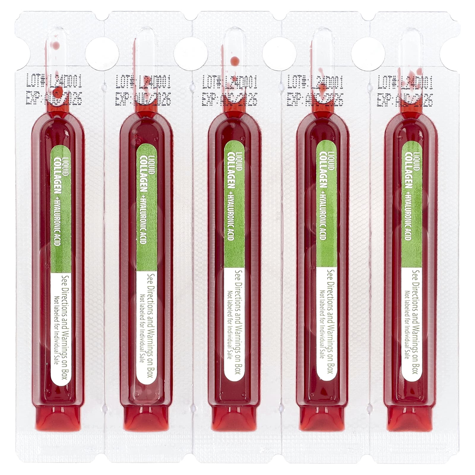 Applied Nutrition, Liquid Collagen + Hyaluronic Acid, 10 Liquid-Tubes, 3.35 fl oz (100 ml)