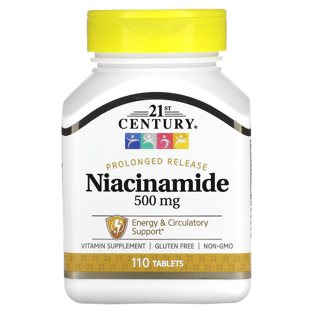 21st Century, Prolonged Release Niacinamide, 110 Tablets