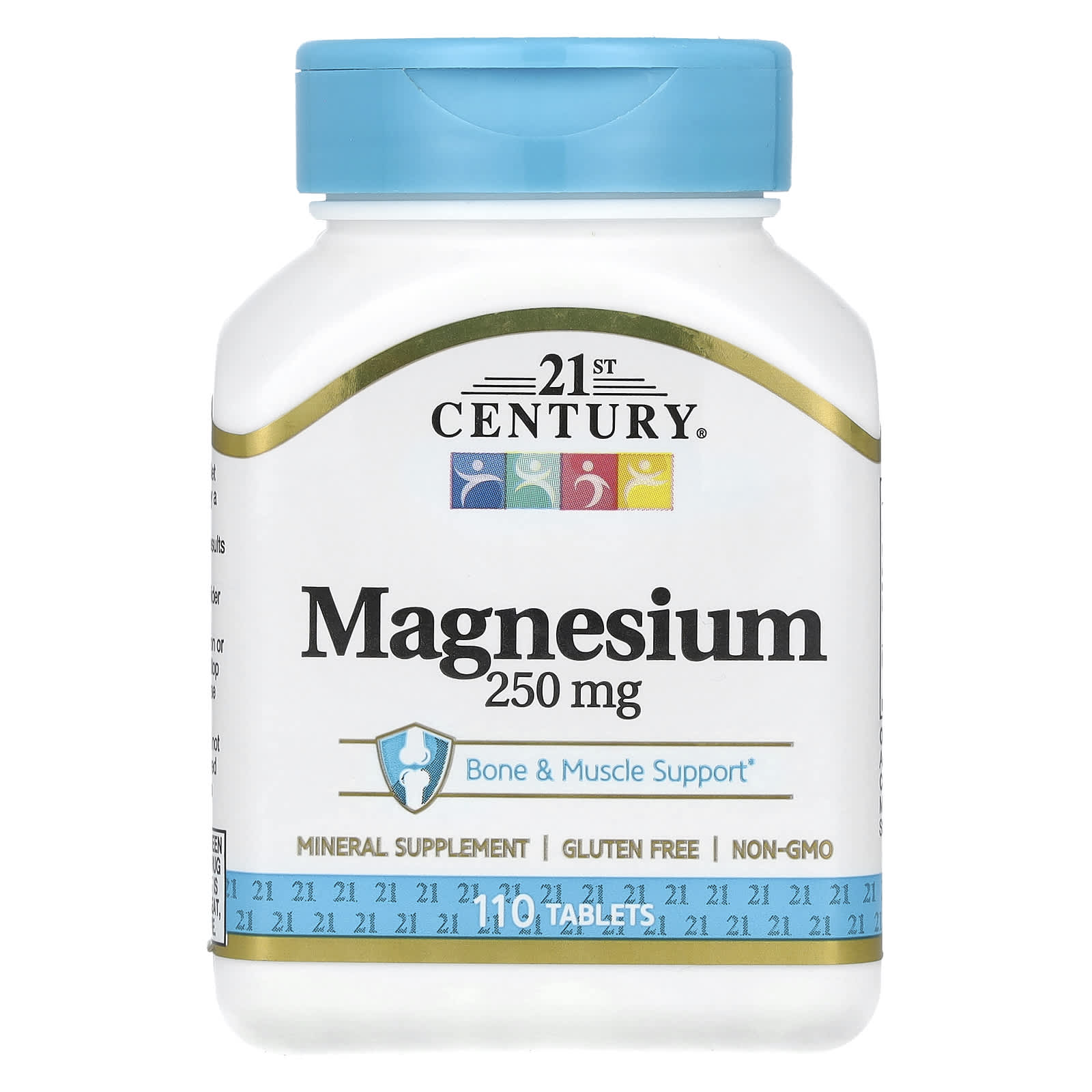 21st Century, Magnesium, 250 mg, 110 Tablets