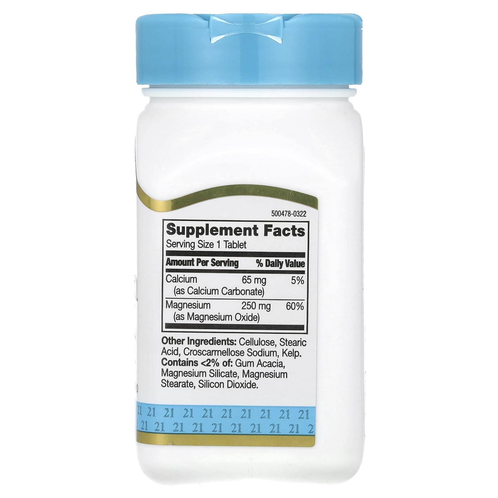 21st Century, Magnesium, 250 mg, 110 Tablets