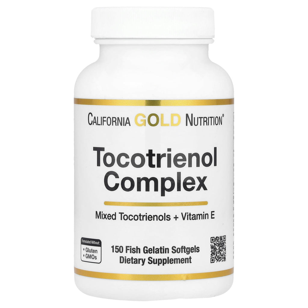 California Gold Nutrition, Tocotrienol Complex with Vitamin E, 150 Fish Gelatin Softgels