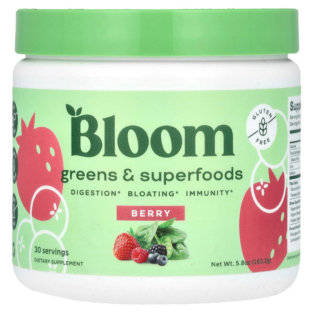 Bloom, Greens & Superfoods, Berry, 5.8 oz (163.2 g)