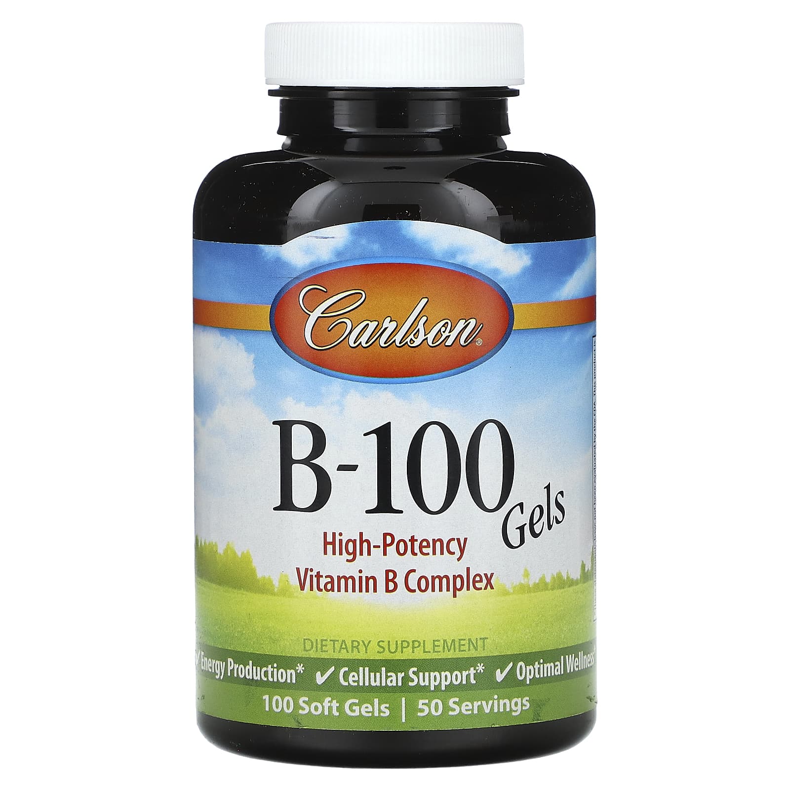 Carlson, Vitamin B-100, 100 Soft Gels