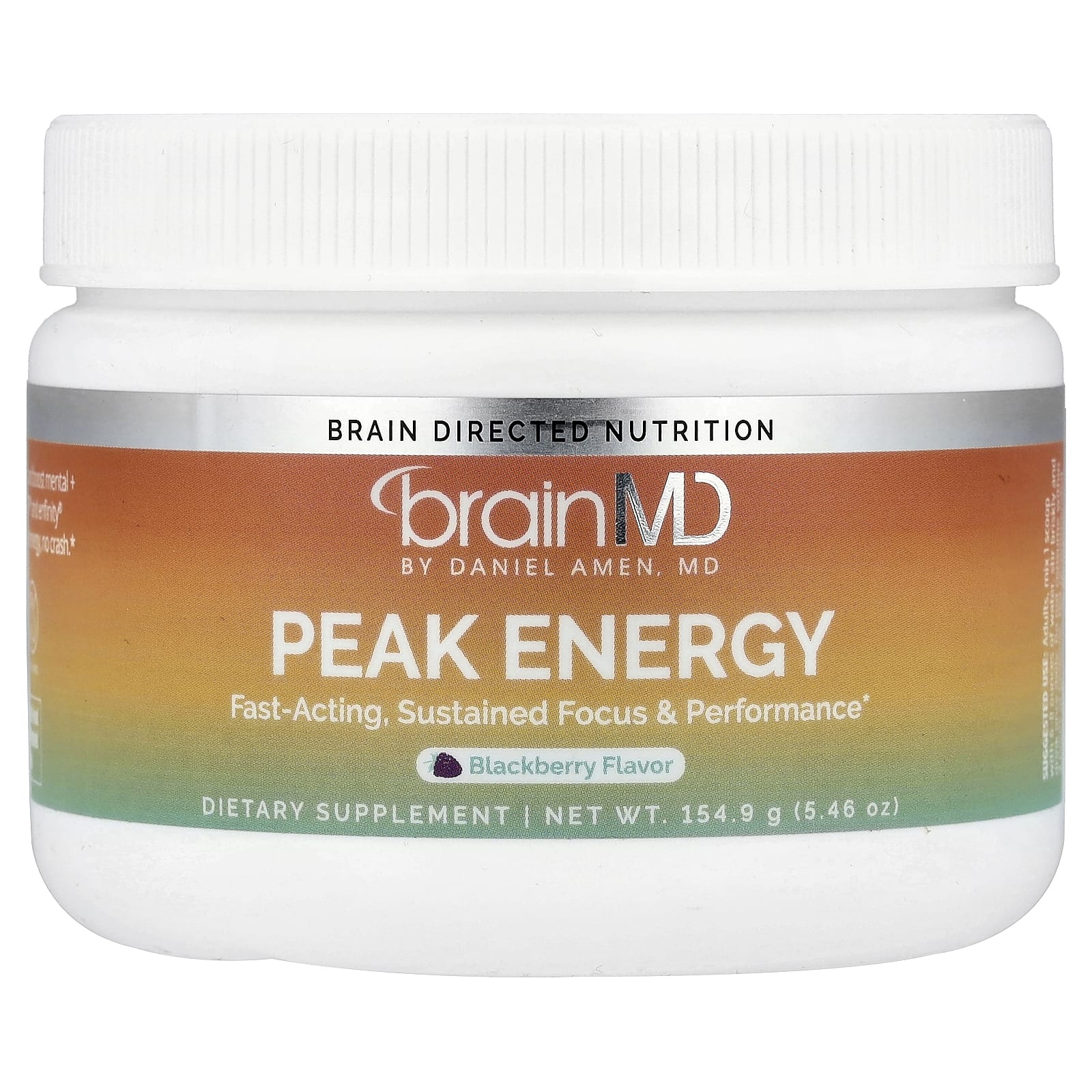 BrainMD, Peak Energy, Blackberry, 5.46 oz (154.9 g)