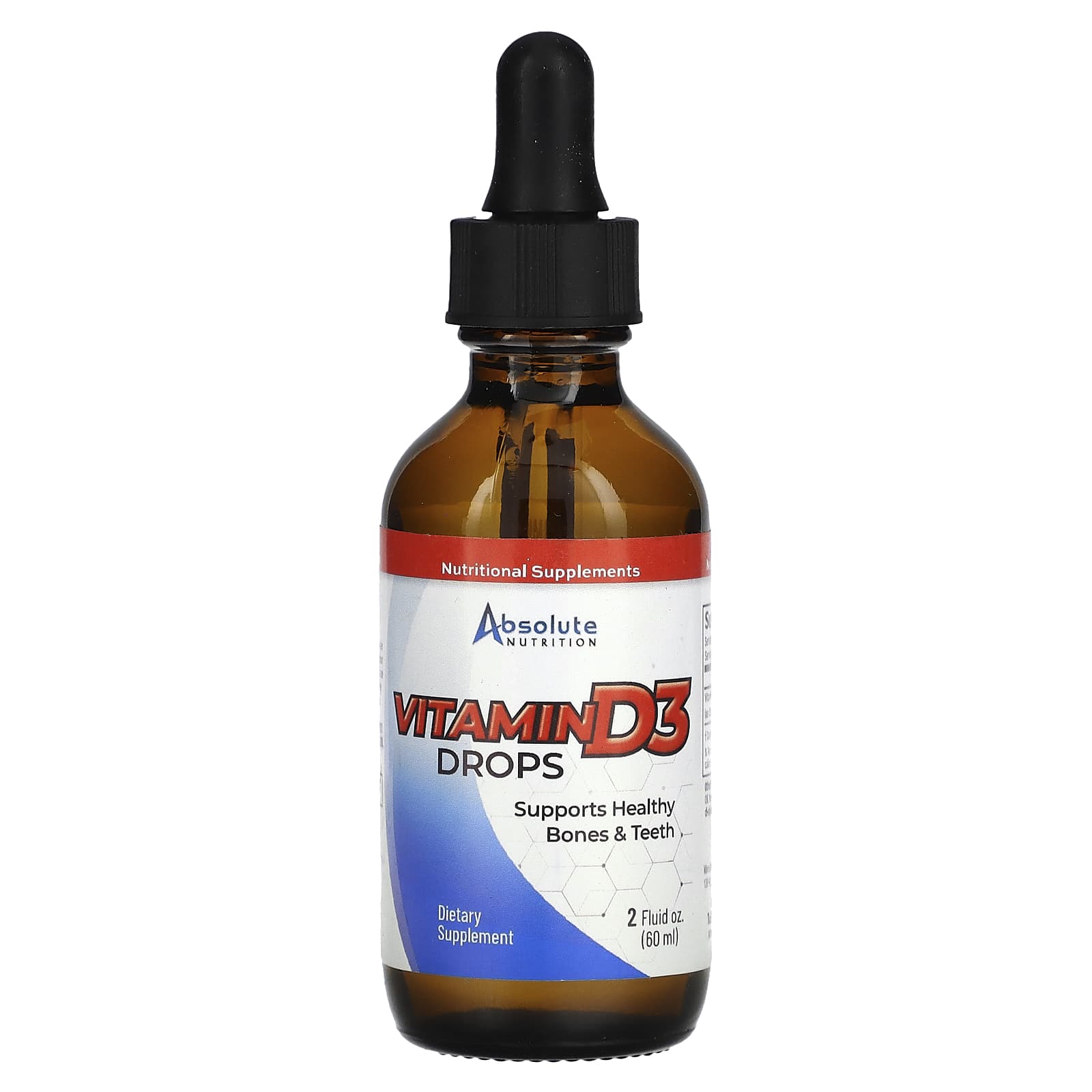 Absolute Nutrition, Vitamin D3 Drops, 5,000 IU, 2 fl oz (60 ml)