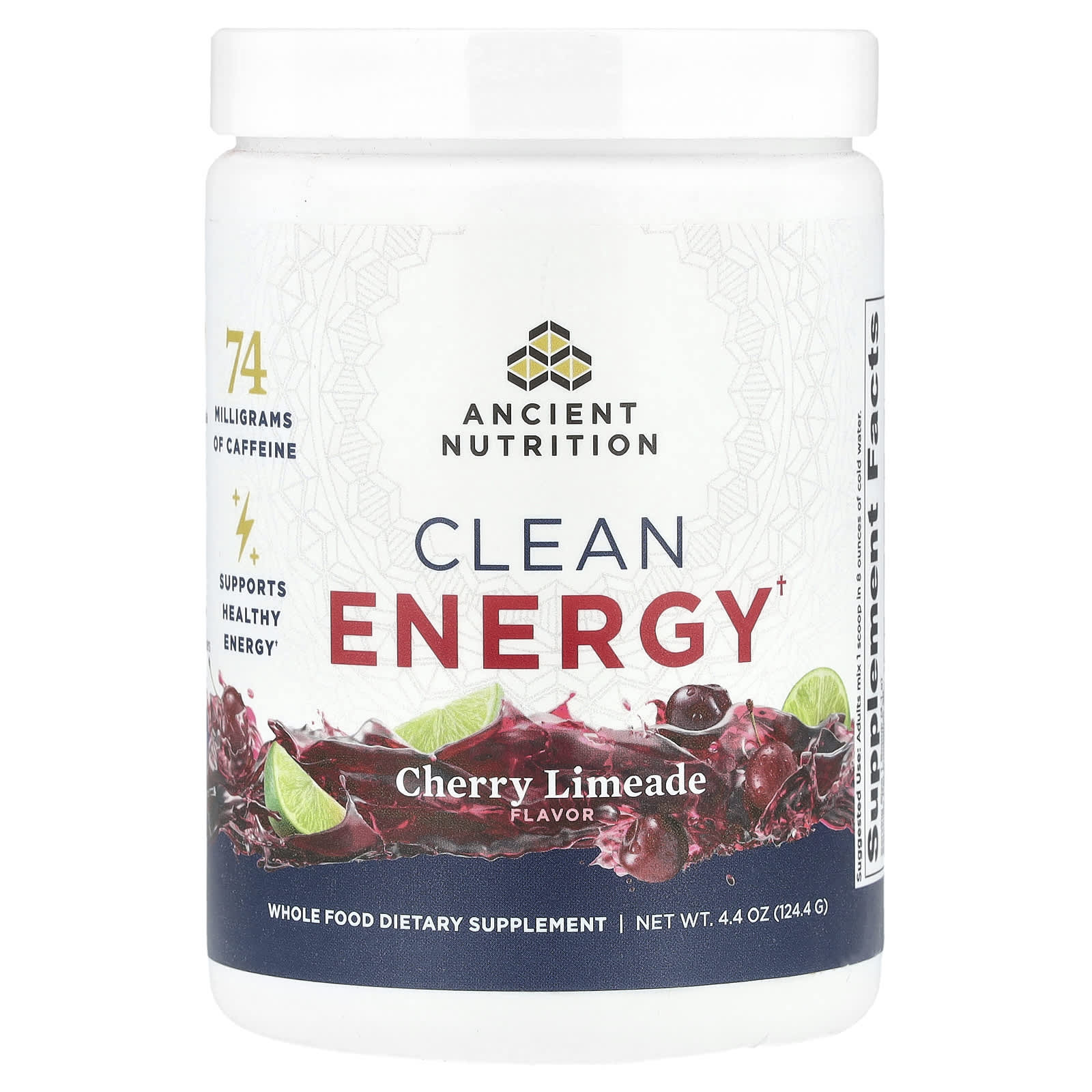 Ancient Nutrition, Clean Energy, Cherry Limeade , 4.4 oz (124.4 g)