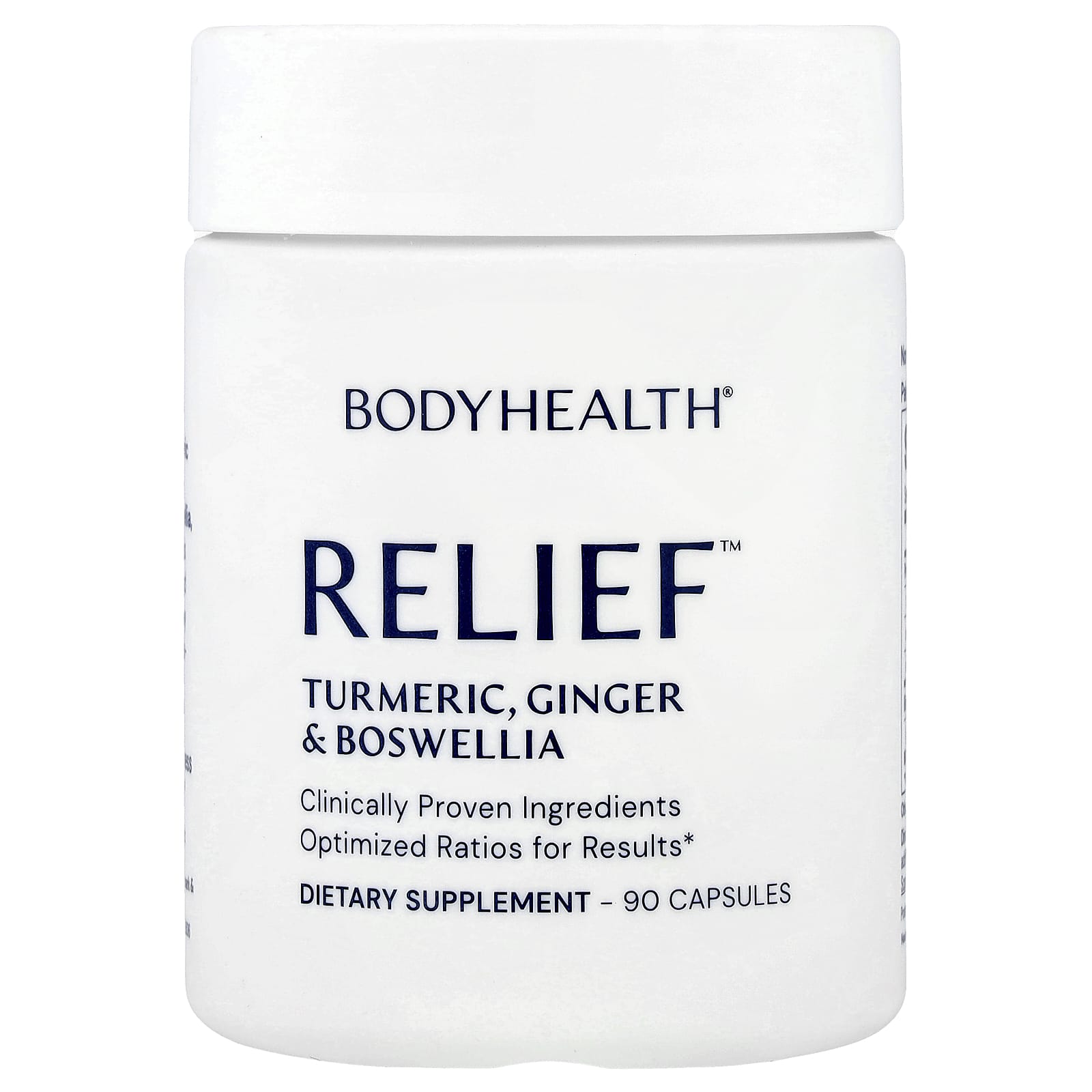 BodyHealth, Relief™, Turmeric, Ginger & Boswellia, 90 Capsules