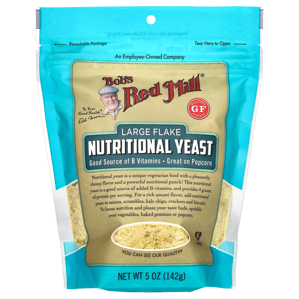 Bob's Red Mill, Large Flake Nutritional Yeast, Gluten Free, 5 oz (142 g)